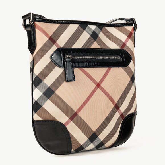 Burberry Dryden SuperNova Check Canvas Crossbody Bag - Picture 2 of 13